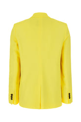 Giacca in cotone stretch giallo -  | Wise