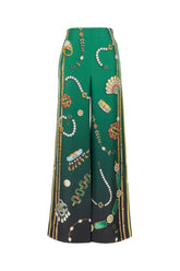 Multicolor silk La Boite A Bijoux  palazzo pants -  | Wise