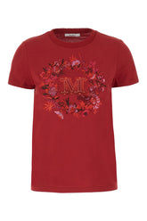 T-shirt Elmo in cotone rosso tiziano -  | Wise