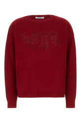 Maglione in misto lana rosso tiziano -  | Wise