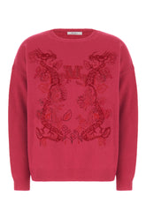 Maglione in misto lana porpora -  | Wise