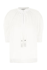 Blusa in cotone bianco -  | Wise