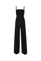 Black triacetate blend jumpsuit -  | Wise