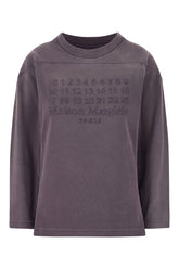 Plum cotton sweatshirt -  | Wise