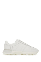 White leather 50-50 sneakers -  | Wise