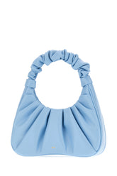 Light blue synthetic leather Gabbi handbag -  | Wise