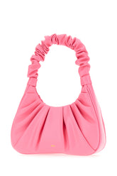 Pink synthetic leather Gabbi shoulder bag -  | Wise