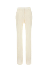 Ivory stretch polyester blend pant -  | Wise