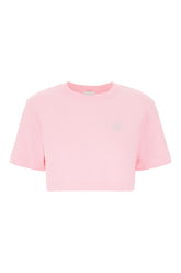 T-shirt in cotone rosa -  | Wise