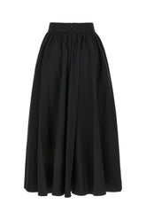 Black cotton skirt -  | Wise