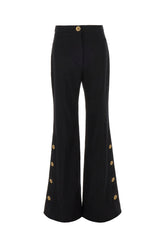 Pantalone in misto cotone stretch nero -  | Wise