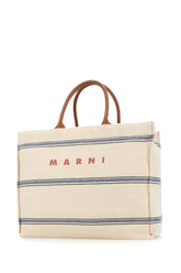 Embroidered cotton blend shopping bag -  | Wise