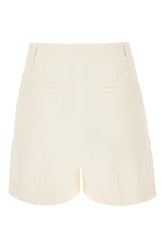 Shorts in misto lino avorio -  | Wise