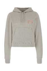 Melange grey cotton sweatshirt -  | Wise