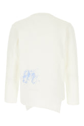 Maglione in poliestere bianco -  | Wise