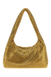 Embellished mesh Armpit shoulder bag -  | Wise