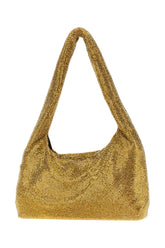 Embellished mesh Armpit shoulder bag -  | Wise