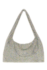 Embellished mesh Armpit shoulder bag -  | Wise