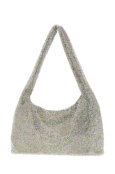 Embellished mesh Armpit shoulder bag -  | Wise