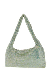 Embellished mesh Armpit shoulder bag -  | Wise