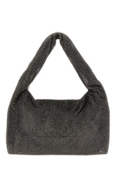 Embellished mesh Armpit mini handbag -  | Wise