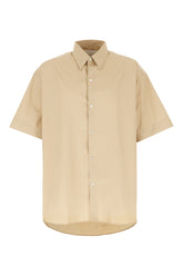 Camicia oversize in cotone sabbia -  | Wise