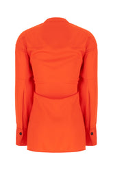 Coral stretch viscose blouse -  | Wise