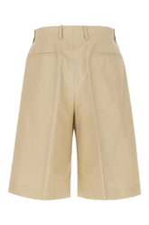 Cappuccino cotton bermuda shorts -  | Wise