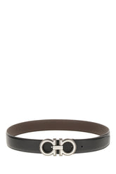 Black leather reversible belt -  | Wise