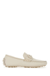 Ivory leather Grazioso loafers -  | Wise