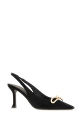 Black suede leather pumps -  | Wise