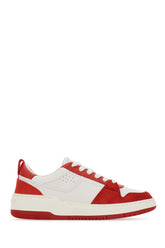 Two-tone leather and suede sneakers -  | Wise