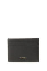 Black leather card holder -  | Wise