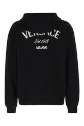 Black cotton sweatshirt -  | Wise