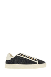 Embroidered nylon brand Barocco Greca sneakers -  | Wise