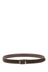 Brown leather reversible belt -  | Wise