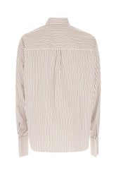 Camicia oversize in popeline ricamato -  | Wise