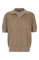 Polo in cotone tortora -  | Wise