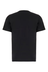 Black stretch cotton t-shirt -  | Wise