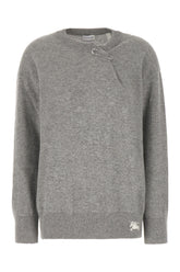 Maglione in cashmere grigio melangé -  | Wise