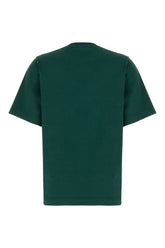 Bottle green cotton t-shirt -  | Wise