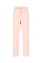 Pastel pink wool pants -  | Wise