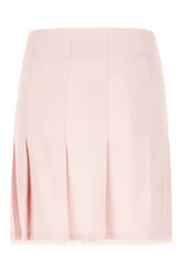 Pink wool mini skirt -  | Wise