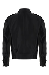 Black wool blend jacket -  | Wise