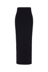 Gonna in cotone stretch nero -  | Wise