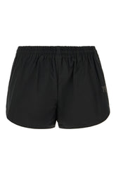 Black blend polyester Très Petit shorts -  | Wise