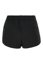 Black blend polyester Très Petit shorts -  | Wise