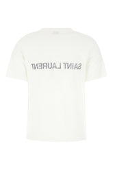 Ivory cotton t-shirt -  | Wise