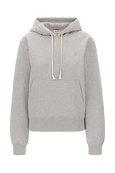 Melange grey cotton sweatshirt -  | Wise