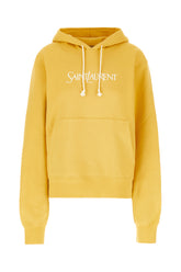 Ochre cotton sweatshirt -  | Wise